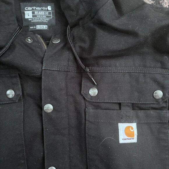 Carhartt Relaxed Fit Washed Duck Sherpa-Lined Utility - Picture 3 of 3